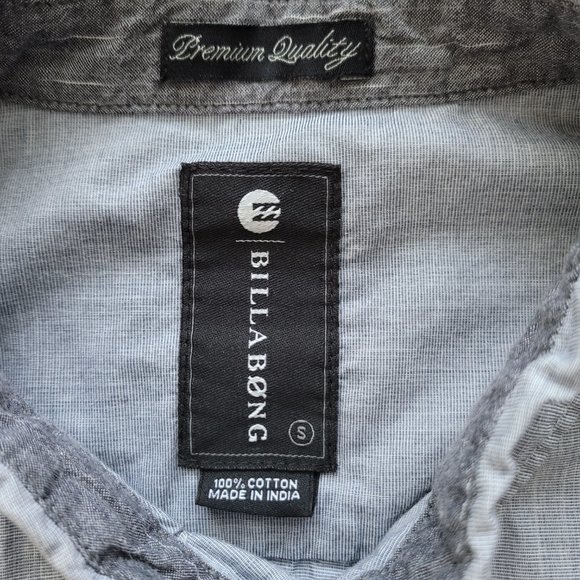 Billabong | Button-Down Men's Short Sleeve Shirt EUC Small light blue - Picture 2 of 12